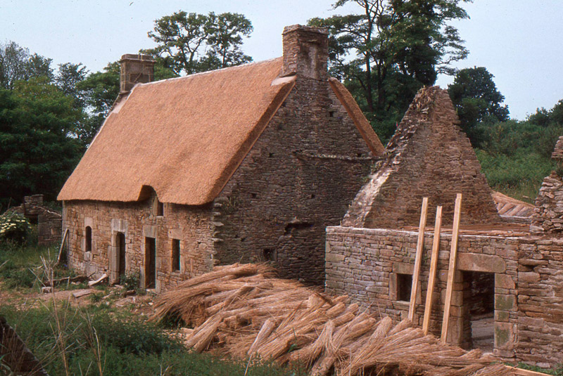 toits de chaume Bretagne